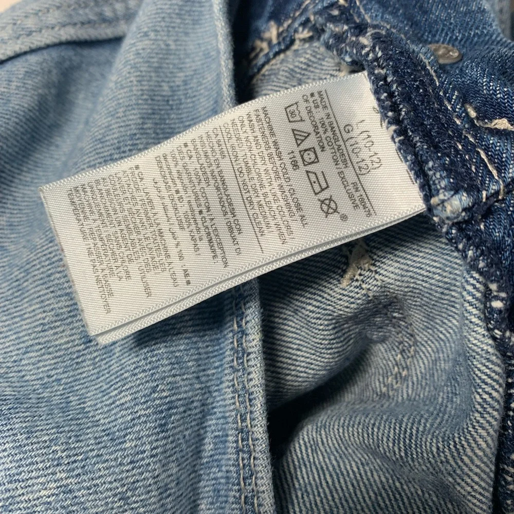 Old Navy Light Blue Denim Short Overalls